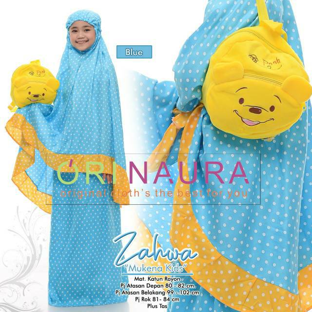 FREE TAS LUCU - MUKENA ANAK ZAHWA MUKENA KIDS