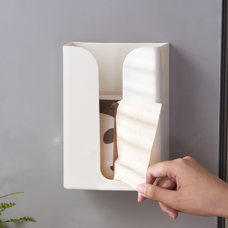 [CLASHOP]Kotak Tisu / Tempat Tisu Tempel Dinding Multifungsi Untuk Dapur / Toilet
