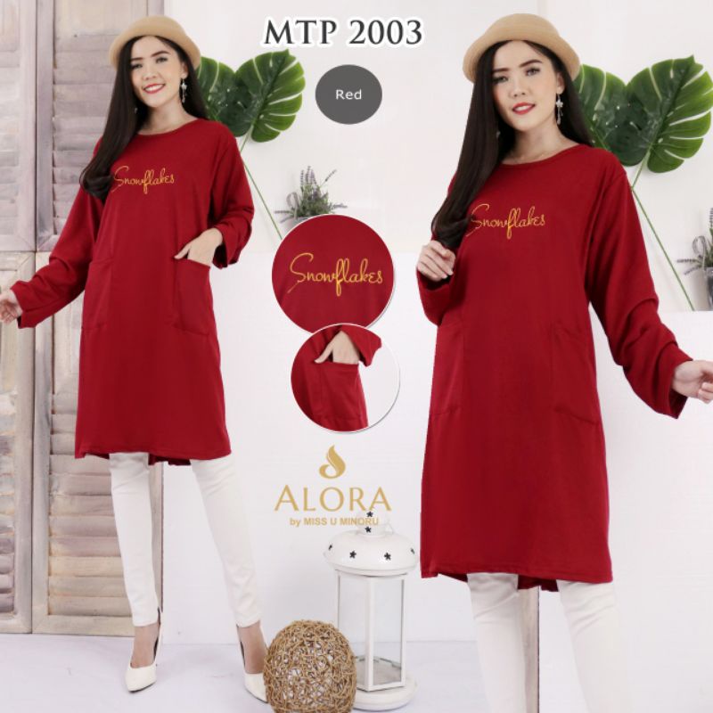 TUNIK JUMBO WANITA LD 120 , LD 130, LD 140 TUNIK SAKU BORDIR BIGSIZE