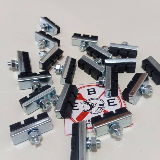 Promo Karet rem sepeda ontel /2pcs Murah