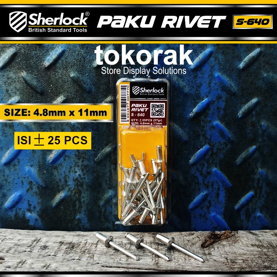 PAKU RIVET S-640 SHERLOCK - PAKU TEMBAK RIVET