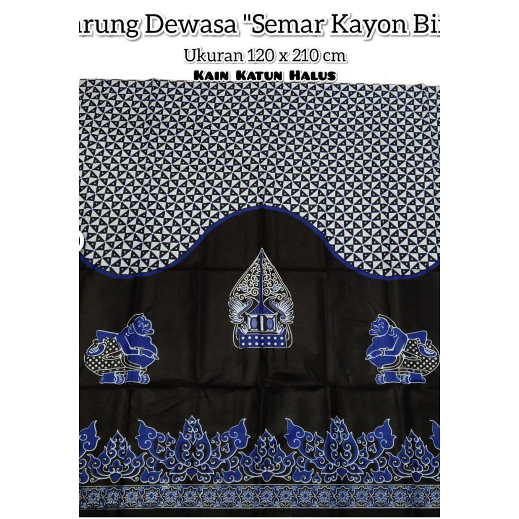 Sarung Pria Dewasa Batik Printing Pekalongan Motif Semar