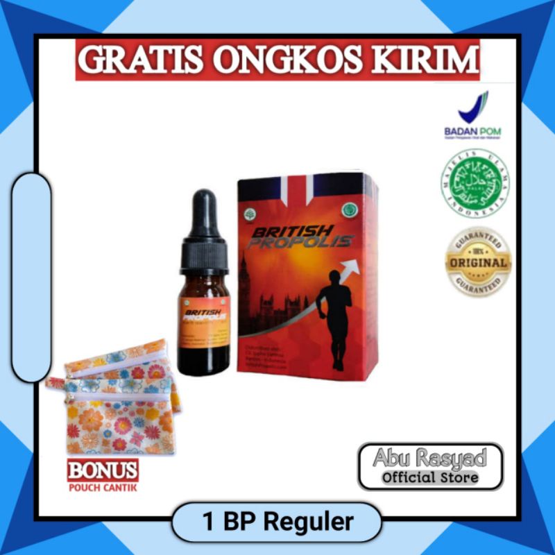 BRITISH PROPOLIS ORIGINAL. DISTRIBUTOR BRITISH PROPOLIS TERPERCAYA