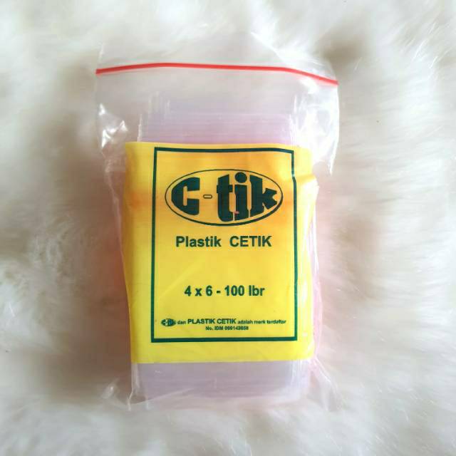 

PLASTIK KLIP C - TIK 4 × 6 ISI 100 PCS