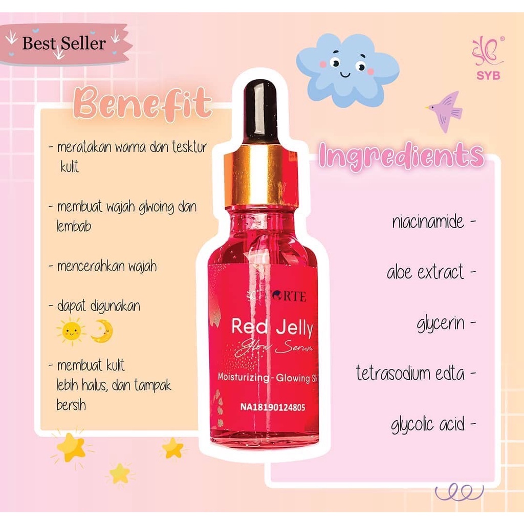 SYB Forte Red Jelly Glow Serum - 20 Gram