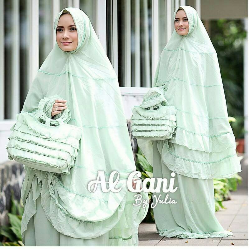 ORI MUKENA ALGANI MEWAH RUFLE Y10012