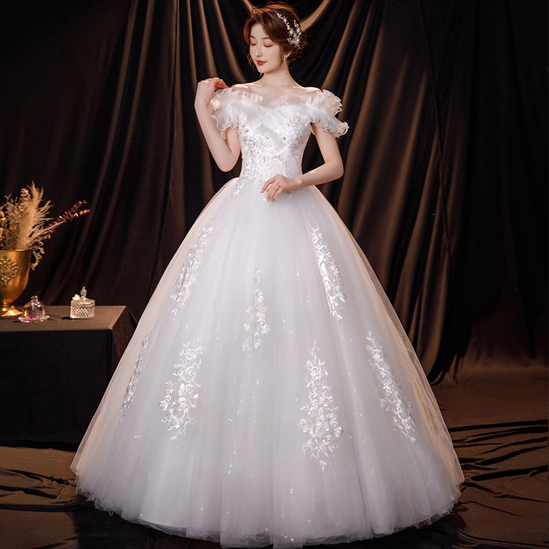 Gaun Pengantin 2209001 Putih Sabrina Wedding Dress