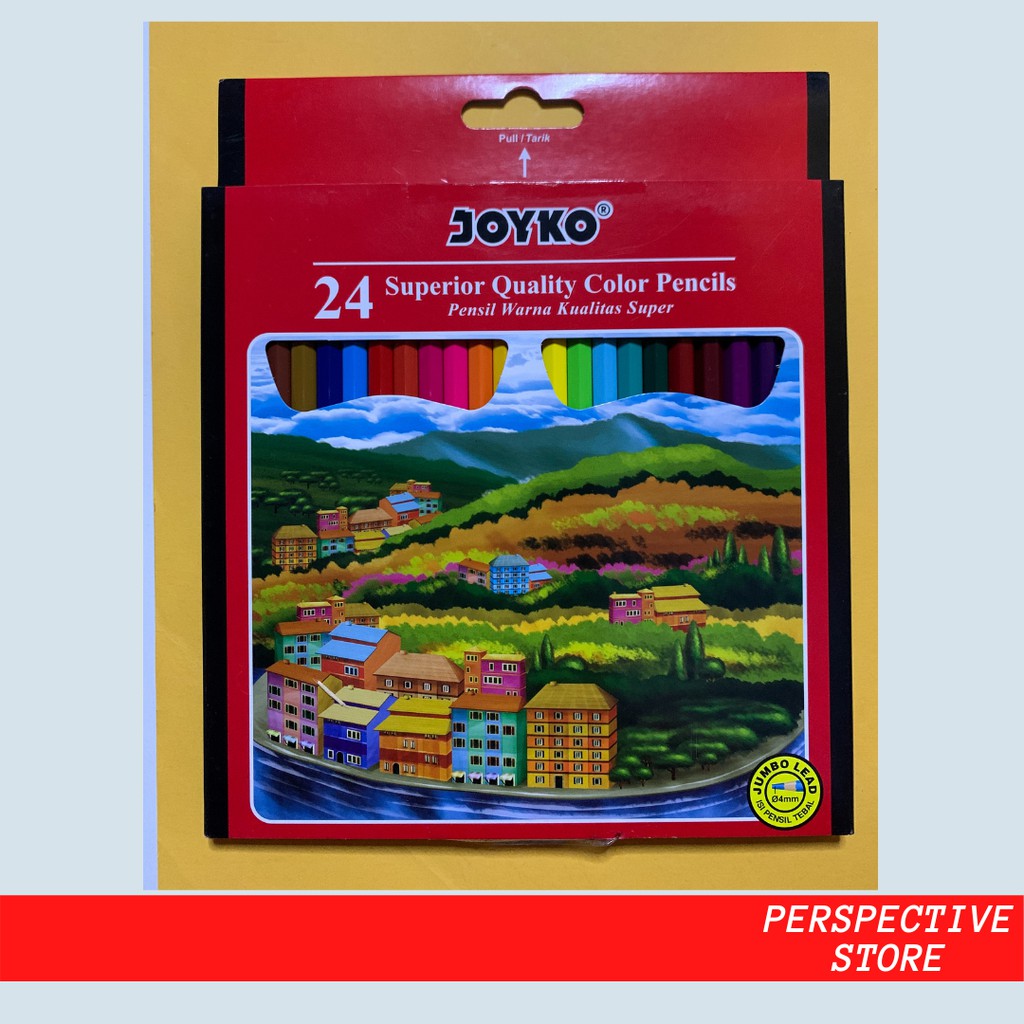 

Pensil Warna / Color Pencil Joyko 24 Warna