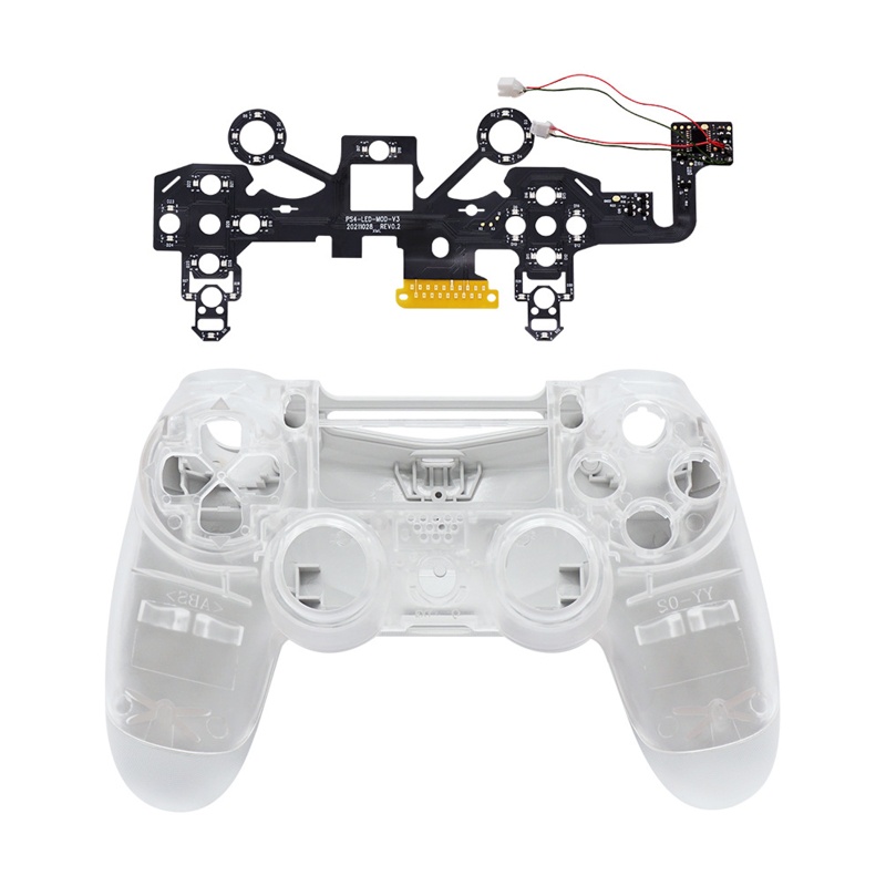 Btsg Multi-Warna Luminated D-pad Thumb Sticks LED Mod Untuk Pro Controller Tombol Wajah DTF LED Mod Kit Untuk Controlle