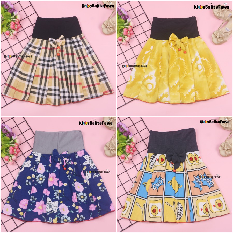 [MOTIF] Rok Pita Bianca uk. 4-5 Tahun / Skirt Pendek Anak Perempuan Lucu Grosir Kids Girl Rempel