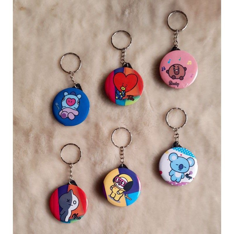 BT21 Gantungan Kunci BTS Keyring Ganci shopee Kpop Murah .
