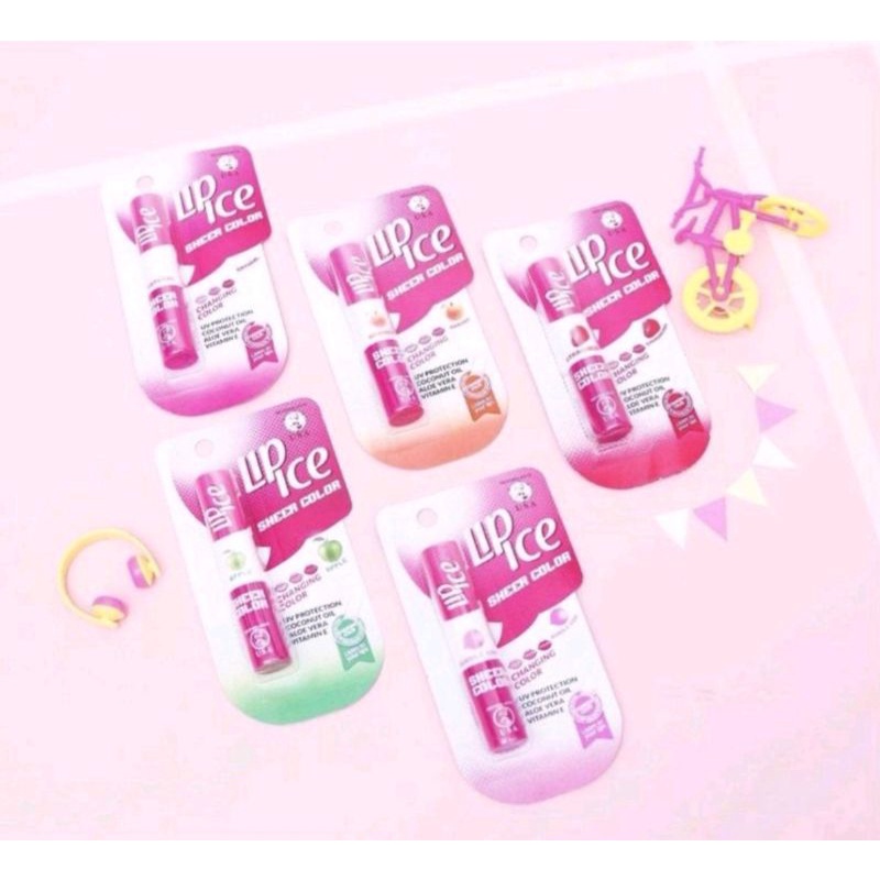 Lip Balm Lip Ice Sheer Color Uv Protection/Coconut /Aloe Vera &amp; Vitamin E