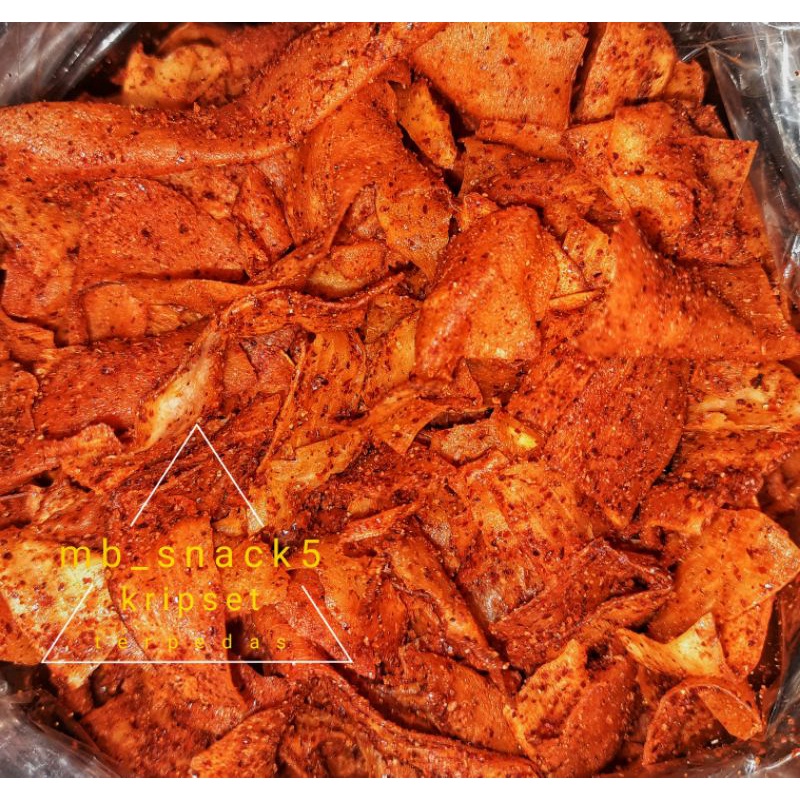 

kripset 500gr keripik singkongg keripik setan hot