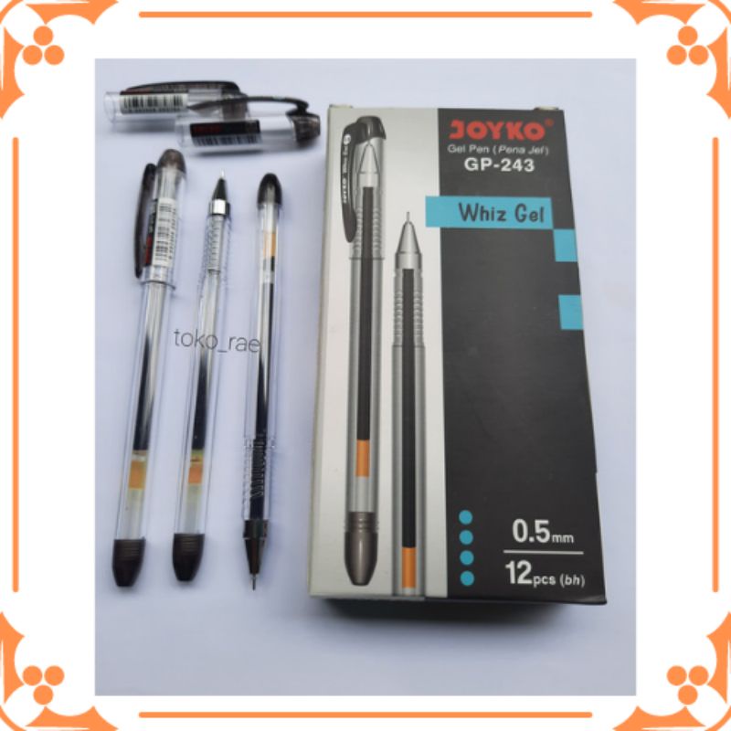 

Pulpen Gel Pen Pena Jel Joyko GP-243 Whiz Gel 0.5mm (Pcs)