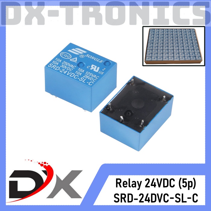 Relay Songle 24V 10A SRD-24VDC-SL-C 5P 5 Pin