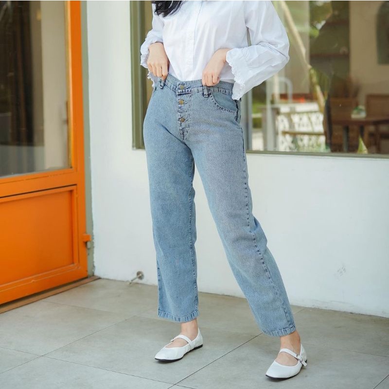 CARLA JEANS CELANA PANJANG JEANS PREMIUM KOREAN STYLE