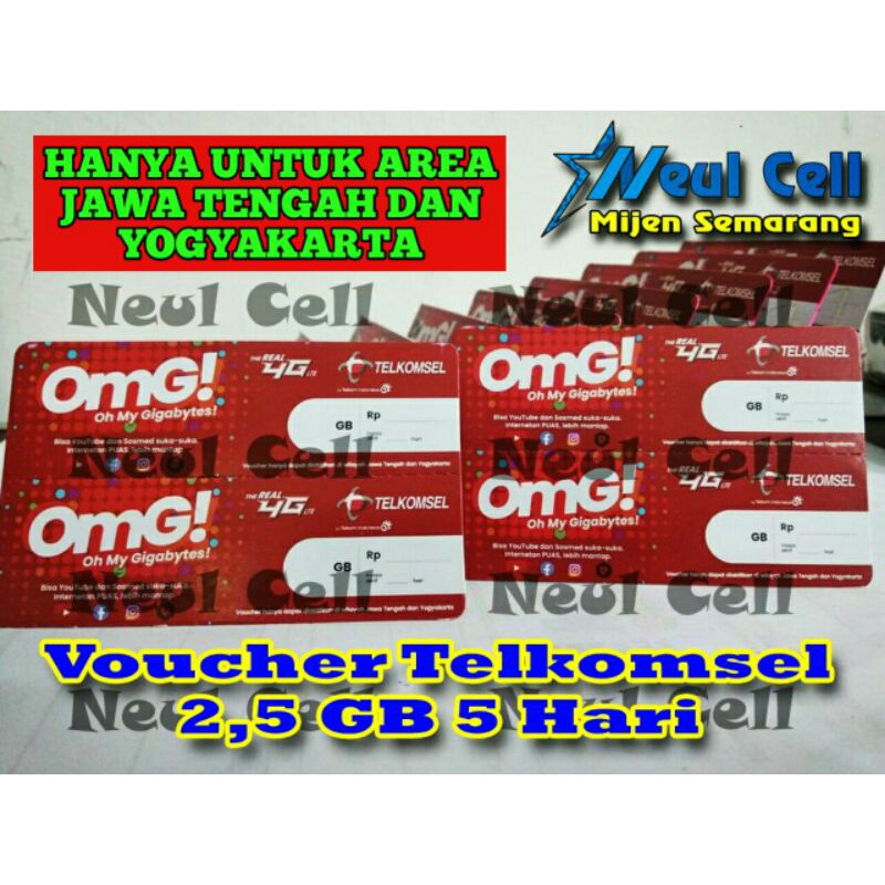 VCR TELKOMSEL 2,5GB 5 hari