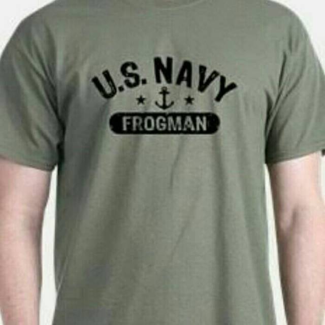 Tshirt baju kaos U.S NAVY FROGMAN