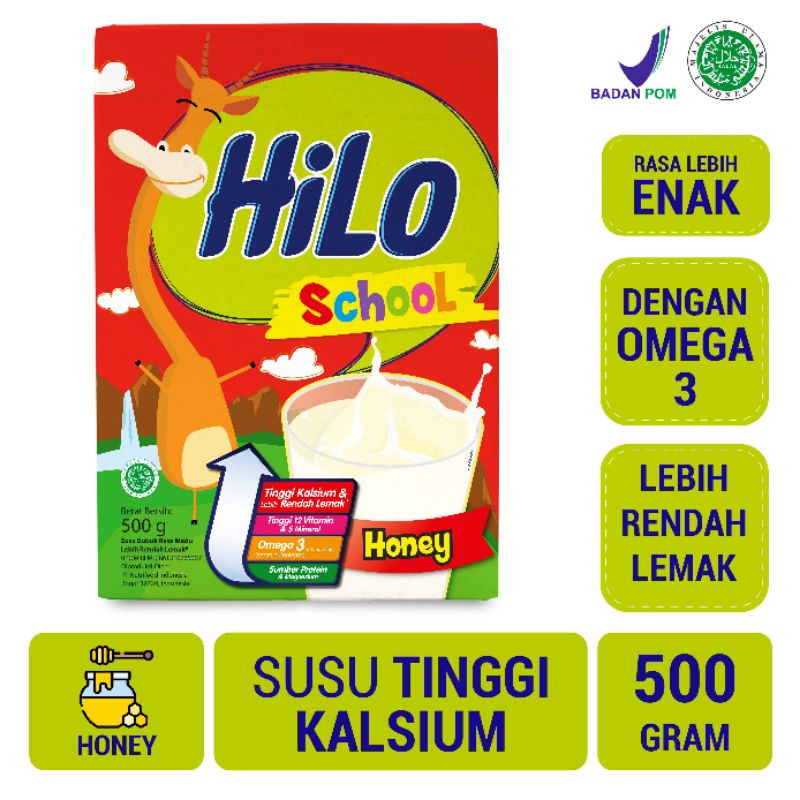 

HiLo School Honey 500g - Rasa Madu 500gr