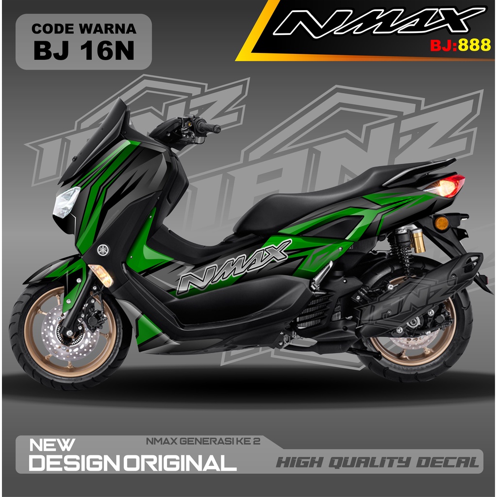 STICKER NEW NMAX FULL BLOK BODI MOTOR/ DECAL FULL BODY NMAX / DECAL STIKER FULL BODY NMAX / STIKER DECAL NMAX TERBARU