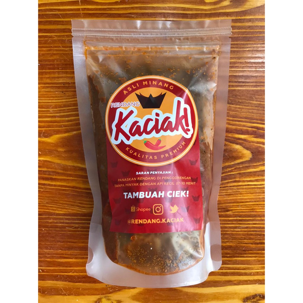 

Rendang Daging 1000 gram - Rendang Kaciak