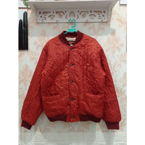 jaket varsity bomber cewek cowok original second preloved bekas