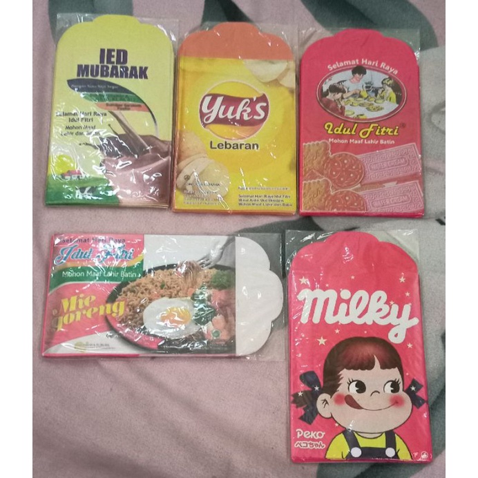 

Amplop Lebaran motif Snack
