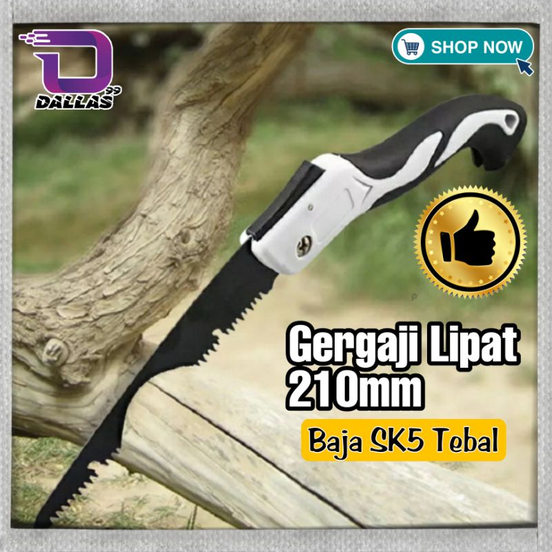 Gergaji Lipat Portable Ergonomic Baja SK5 Gergaji Kayu Survival