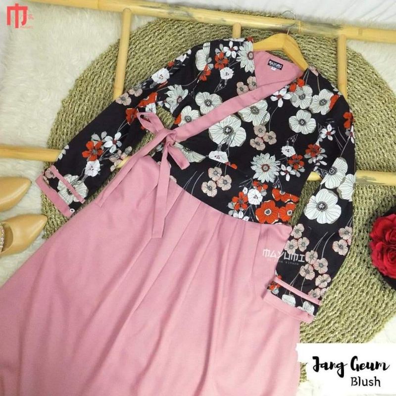 Jual Jang Geum By Mayumi Dress Korea Hanbok Dress Gamis Korea Gamis Hanbok Shopee