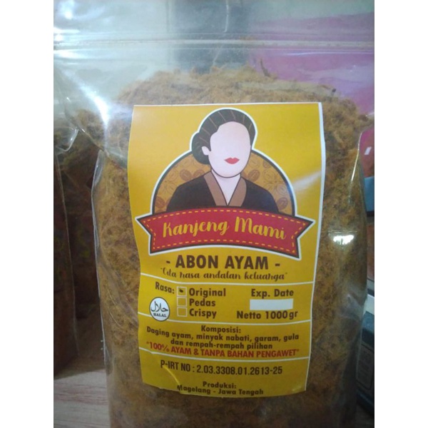 

Abon Ayam Kanjeng Mami 1000gr