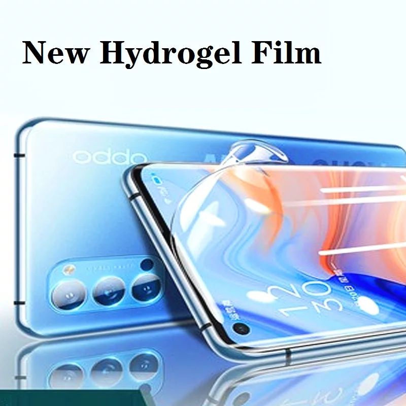 USAMS - HYDROGEL ANTI GORES FILM FULL COVER OPPO RENO5 5K RENO 5 PRO PLUS 4G 5G FULL PROTECTOR