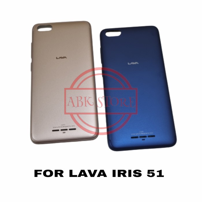 BACKDOOR COVER BATERAI BACK CASING HOUSING LAVA IRIS 51 ORIGINAL