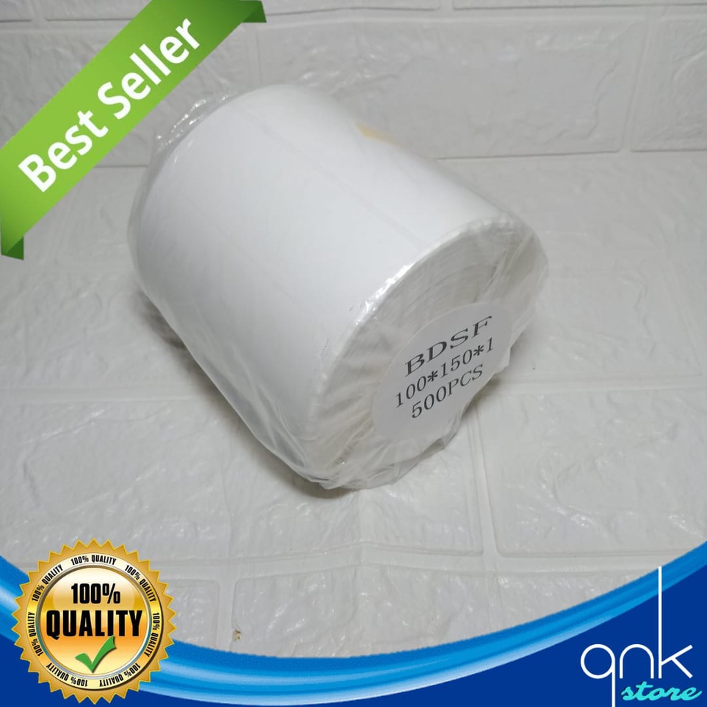 Label Thermal 100 x 150 x 1 - 500 lembar per roll