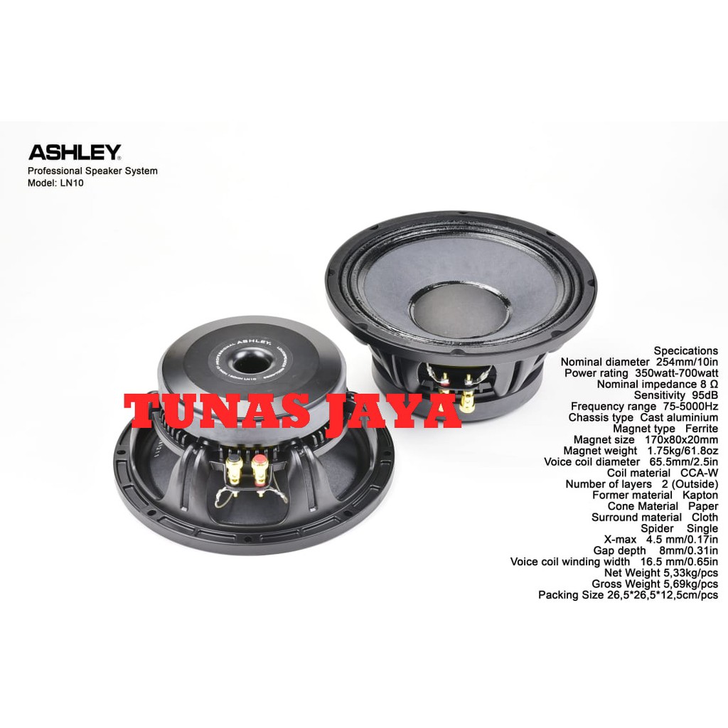 SPEAKER COMPONENT  ASHLEY LN 10 -LN10 -ORIGINAL