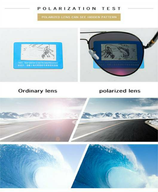 Kacamata Polarized Pria Anti UV Trendi