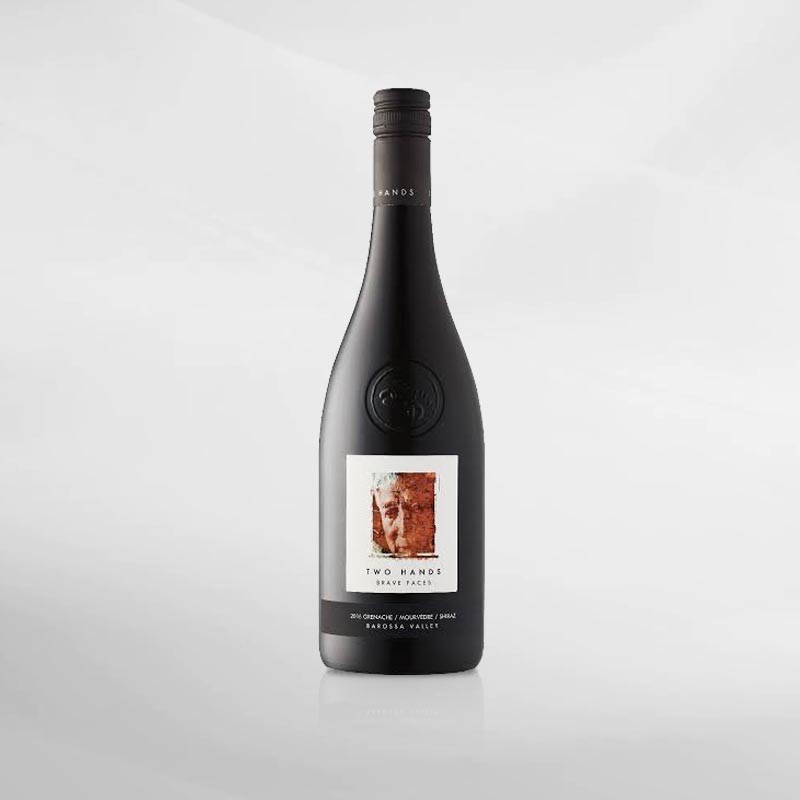 Two Hands Brave Faces Shiraz Grenache Mataro ( Original &amp; Resmi By Vinyard )