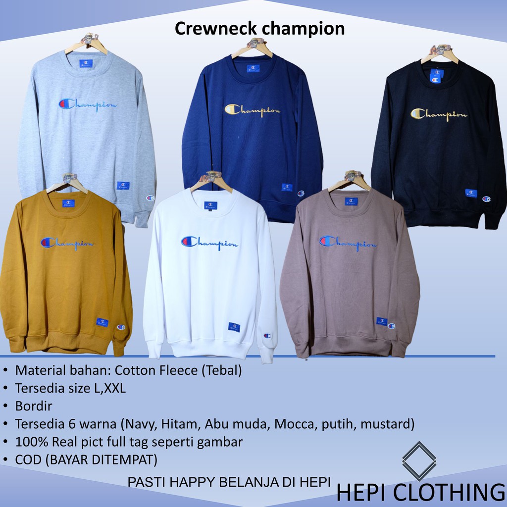 CREWNECK CHAMPION PE/SWEATER CREWNECK CHAMPION PREMIUM