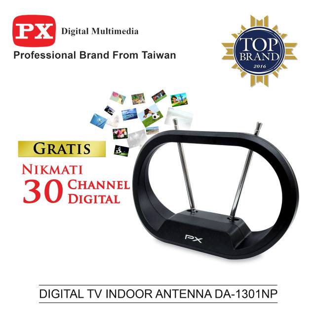 PX Antena TV Digital Indoor/ Antena TV Dalam PX DA1301NP