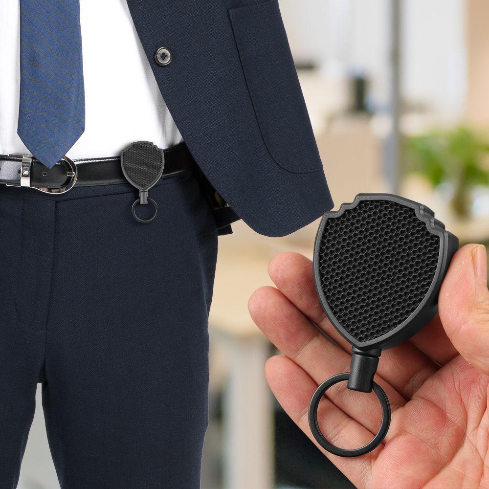 Lanfy Retractable Keychain Camping Anti Hilang Tarikan Mudah Multifungsi Keys Holder