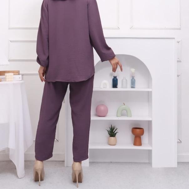 ♠ KIRANA SETCEL CRINKLE KANCING HIDUP BUSUI GROSIR ECER PGMTA ➴