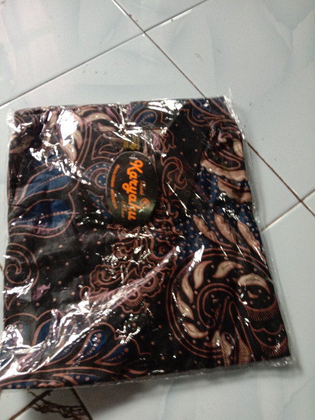 Batik Tunik Wanita Ziper Depan M L Xl Xxl Xxxl