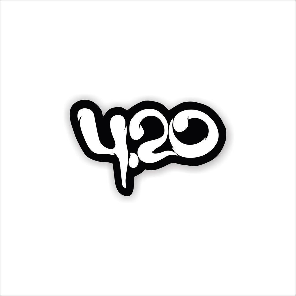 

Stiker brand distro 420 HYPEBEAST bahan graftac anti air kulkas motor helm