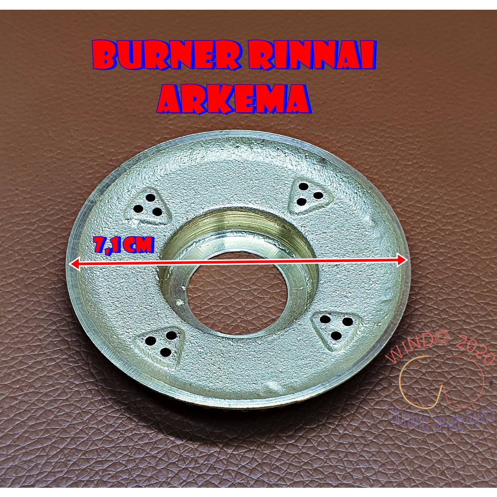 BURNER RINNAI  BARNER RINNAI  BARNER KOMPOR  KUNINGAN KOMPOR GAS RINNAI TIPIS RI522 E/C 514 602 511