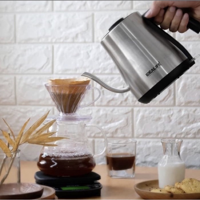 IDEALIFE - Teko Listrik Ketel Leher Angsa - IL 112