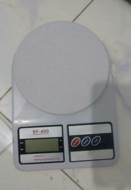 Timbangan Digital Dapur Sf400 Collour 10 Kg 1 Gr Kitchen Scale Tepung Kue Roti Buah Led Backlight