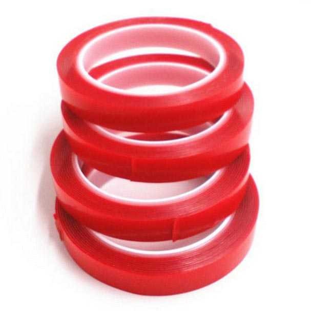 Double Tape Acrylic Adhesive Transparent Sticker Dobel Tip Lem Perekat