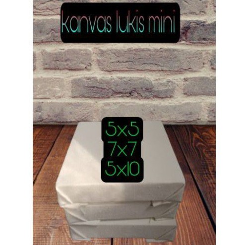 

kanvas lukis mini 5x5cm/7x7cm/5x10cm