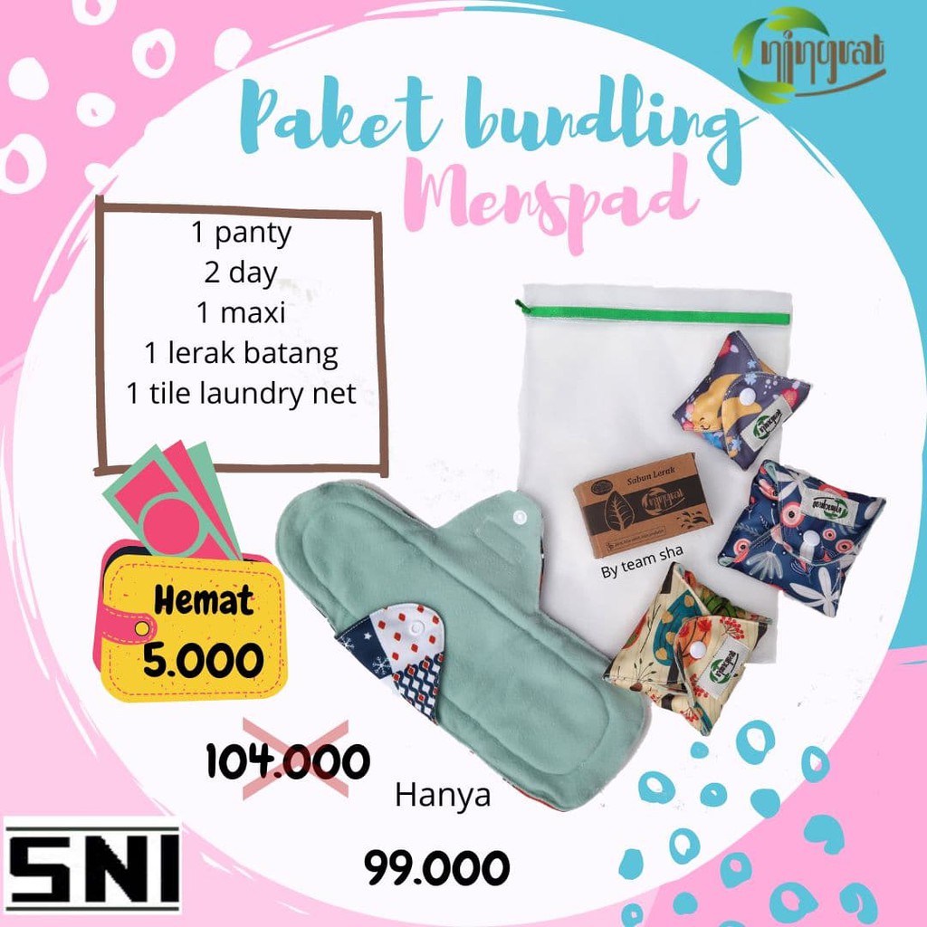 paket HEMAT MURAH menspad bundling sabun lerak batang
