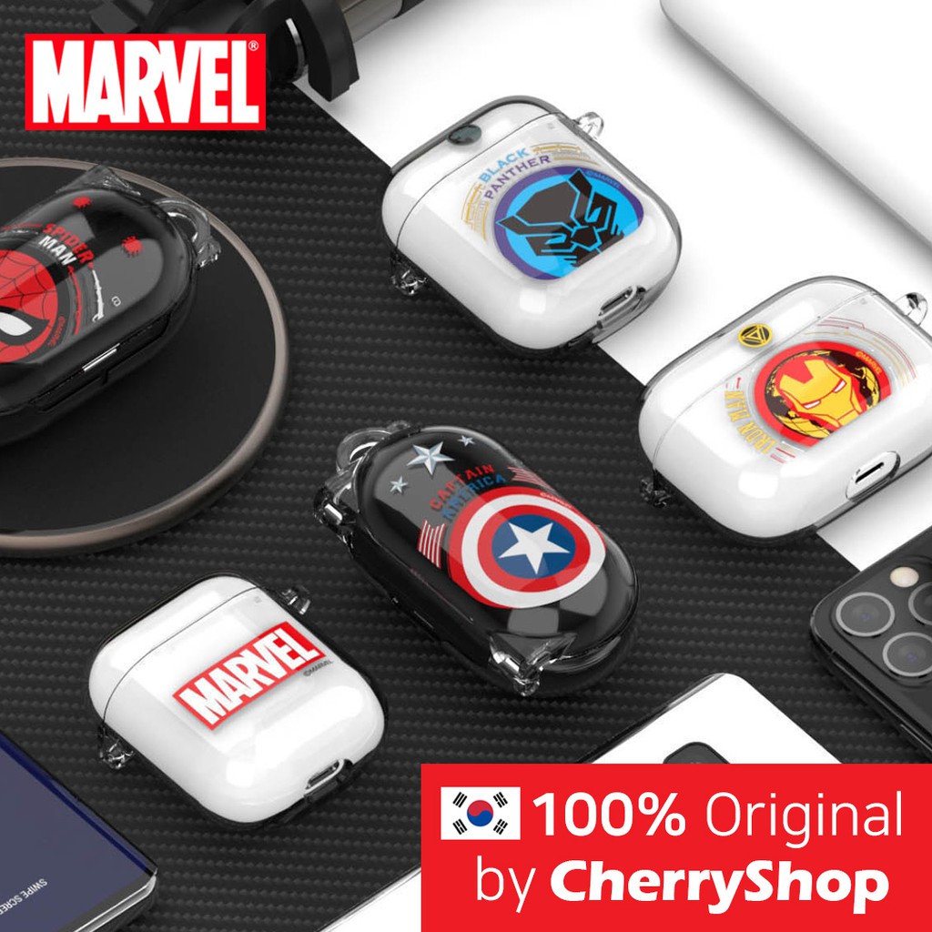 Marvel Official Clear Samsung Galaxy Buds Buds Plus