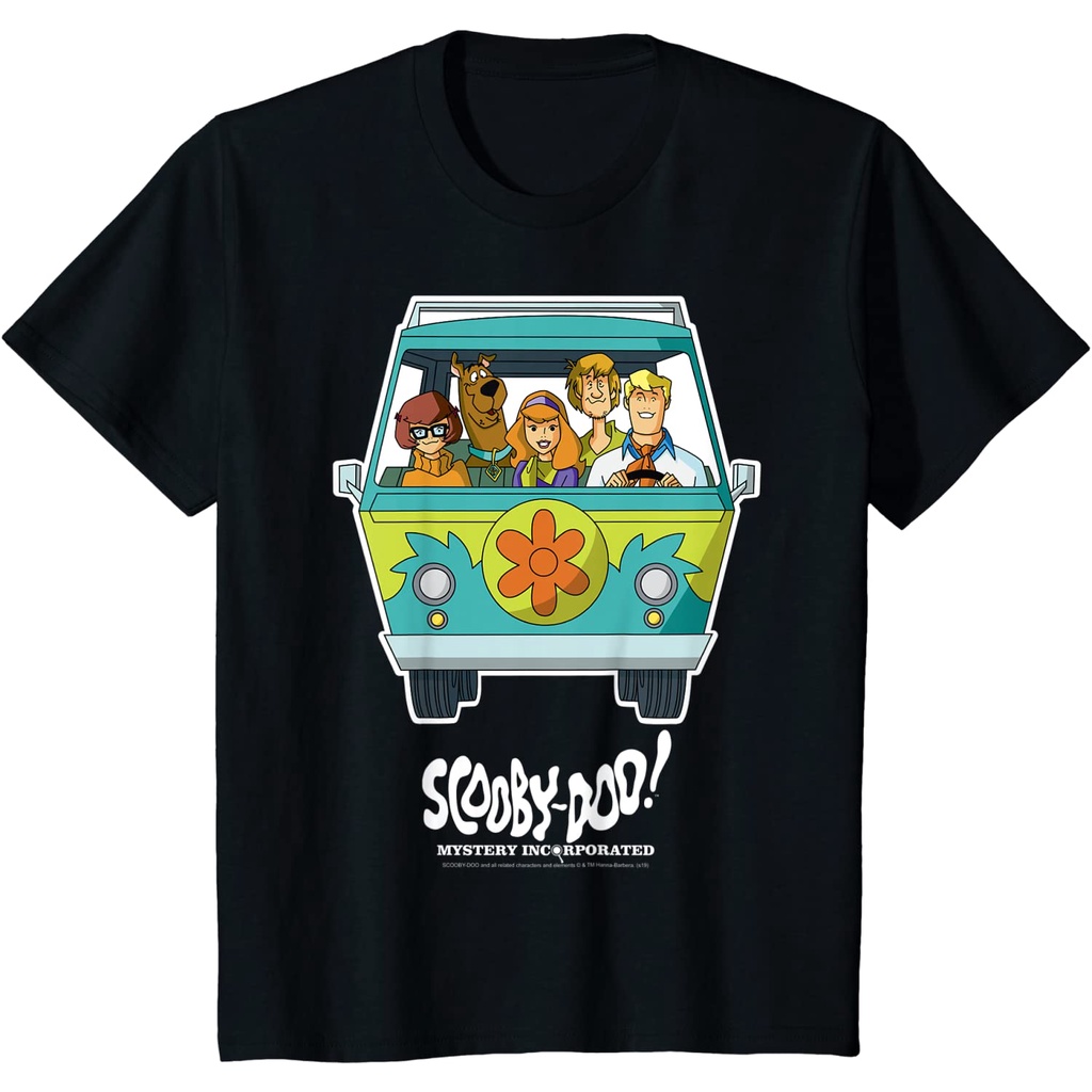 Kaos Dewasa Scooby-Doo Mystery Incorporated Mystery Machine Portrait T-Shirt - Kaos Pria - Kaos Wani